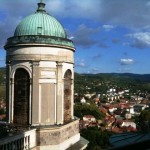 View from giant cathedral in Esztergom