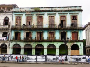 Beautiful building, one of many in need of restoration