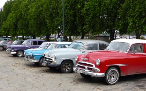 Everybody loves the 1950s American cars here