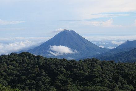 Arenal Volcano courtesy of Wikipedia and Peter Andersen